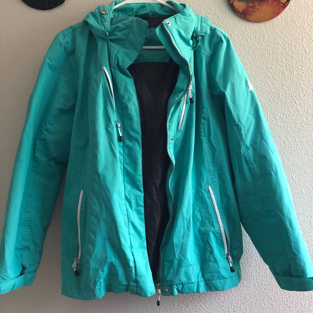 Teal winter jacket-